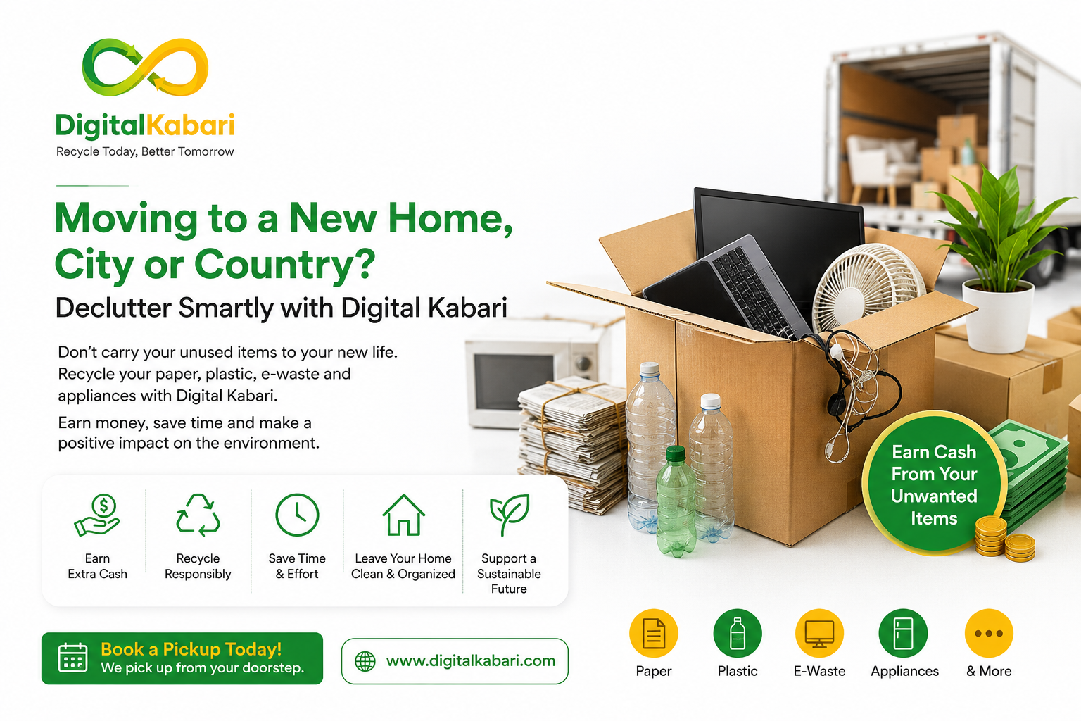 Moving House? Recycle Your Unwanted Items Before Relocating | Digital Kabari